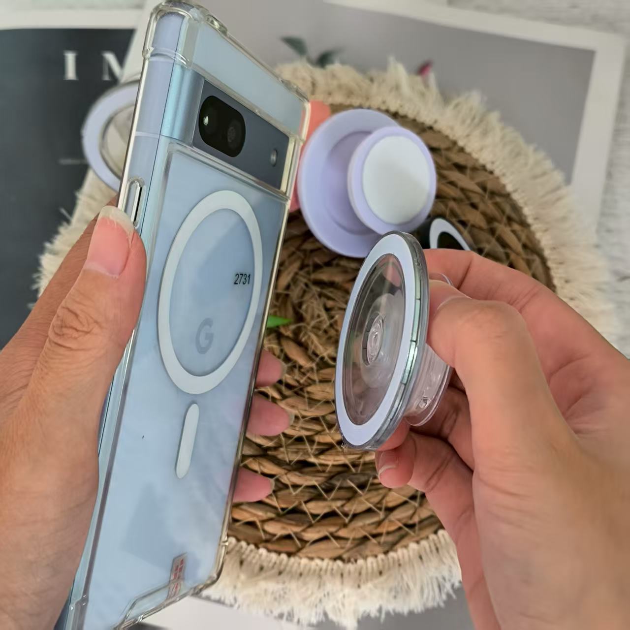 $5/2pcs Magnetic pop socket Magnetic phone mount